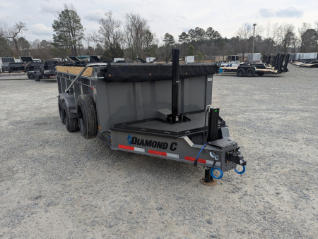 New 2026 Diamond C Trailers Diamond C LPT 208 7x16 Telescopic Dump Trailer Pacesetter Edition