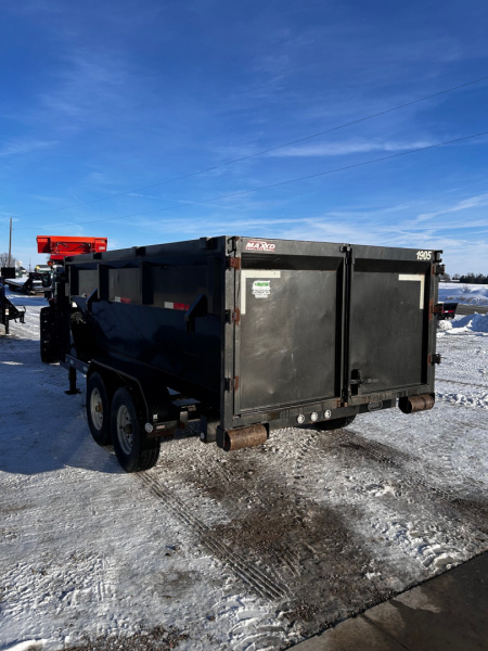Used 2019 MAXX-D ROX 14' GN ROLLOFF DUMPSTER BIN TRAILER W/1 DUMPSTER Dump Trailer