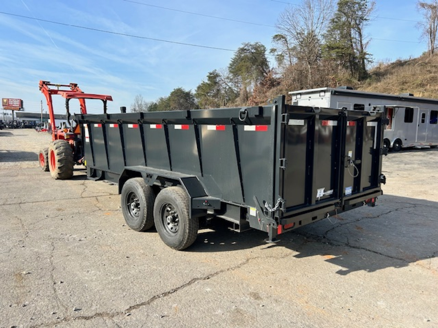 New 2026 Hillcrest Trailers 7x16 14k 40" sides Dump Trailer
