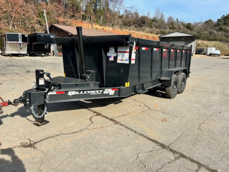 New 2026 Hillcrest Trailers 7x16 14k 40  sides Dump Trailer