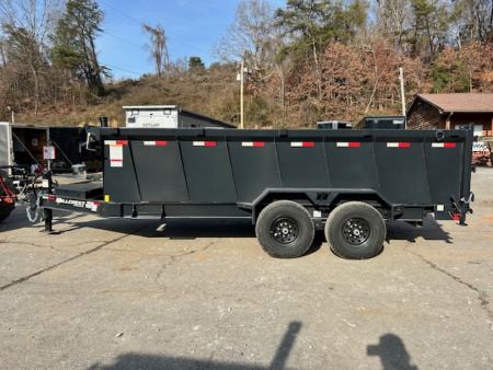 New 2026 Hillcrest Trailers 7x16 14k 40" sides Dump Trailer
