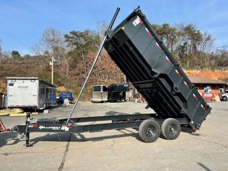 New 2026 Hillcrest Trailers 7x16 14k 40" sides Dump Trailer