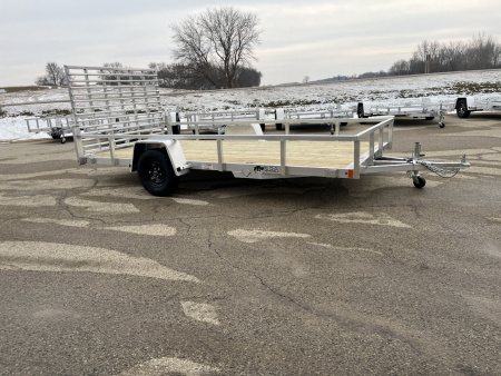 New 2026 Black Rhino Aluminum 81 x168  EXS714 w/ Wood Deck (ATV / UTV / Side by Side) Utility Trailer