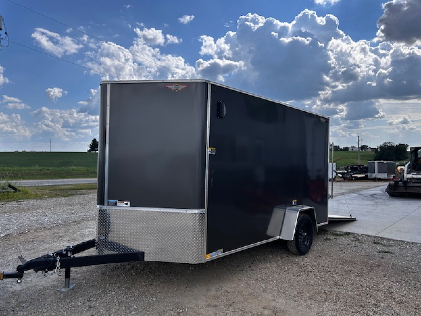 New 2025 H&H Trailers 7X12 RAMP DOOR 78" INTERIOR HEIGHT Cargo / Enclosed Trailer