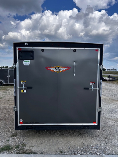 New 2025 H&H Trailers 7X12 RAMP DOOR 78" INTERIOR HEIGHT Cargo / Enclosed Trailer