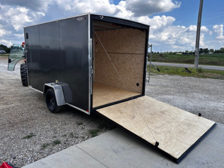 New 2025 H&H Trailers 7X12 RAMP DOOR 78" INTERIOR HEIGHT Cargo / Enclosed Trailer