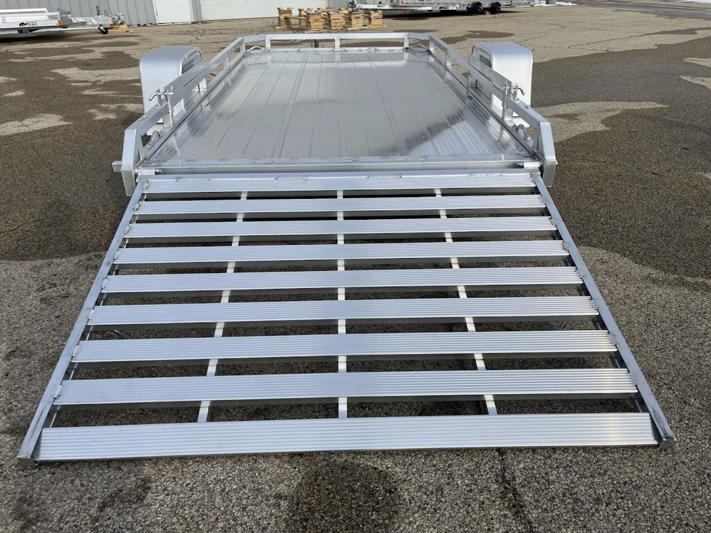 New 2026 Black Rhino Aluminum 74"x12' (ATV / UTV / Side by Side) LPS7812 Low Profile Utility Trailer