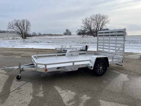 New 2026 Black Rhino Aluminum 74 x12' (ATV / UTV / Side by Side) Low Profile Utility Trailer