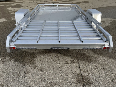 New 2026 Black Rhino Aluminum 74"x12' (ATV / UTV / Side by Side) LPS7812 Low Profile Utility Trailer