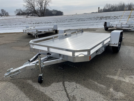 New 2026 Black Rhino Aluminum 74"x12' (ATV / UTV / Side by Side) LPS7812 Low Profile Utility Trailer
