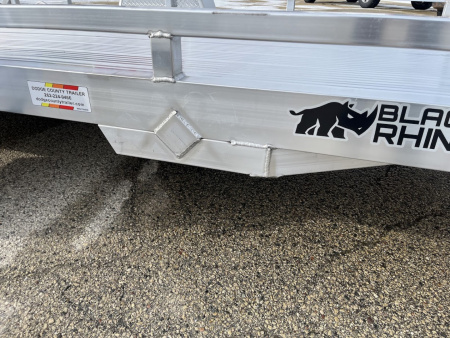 New 2026 Black Rhino Aluminum 74"x12' (ATV / UTV / Side by Side) LPS7812 Low Profile Utility Trailer