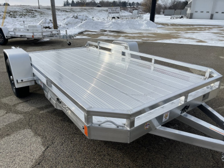 New 2026 Black Rhino Aluminum 74"x12' (ATV / UTV / Side by Side) LPS7812 Low Profile Utility Trailer