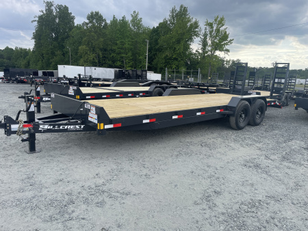 New 2026 Hillcrest Trailers 7x22 Equipment Trailer