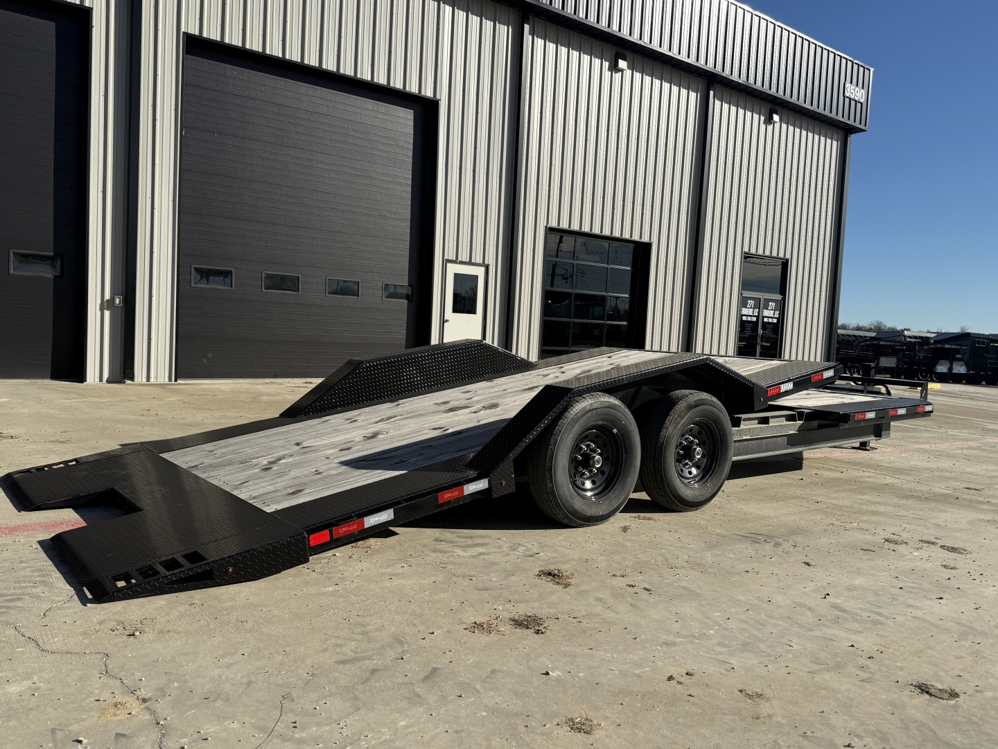 New 2023 Delco Trailers T22 Tilt Trailer 29482