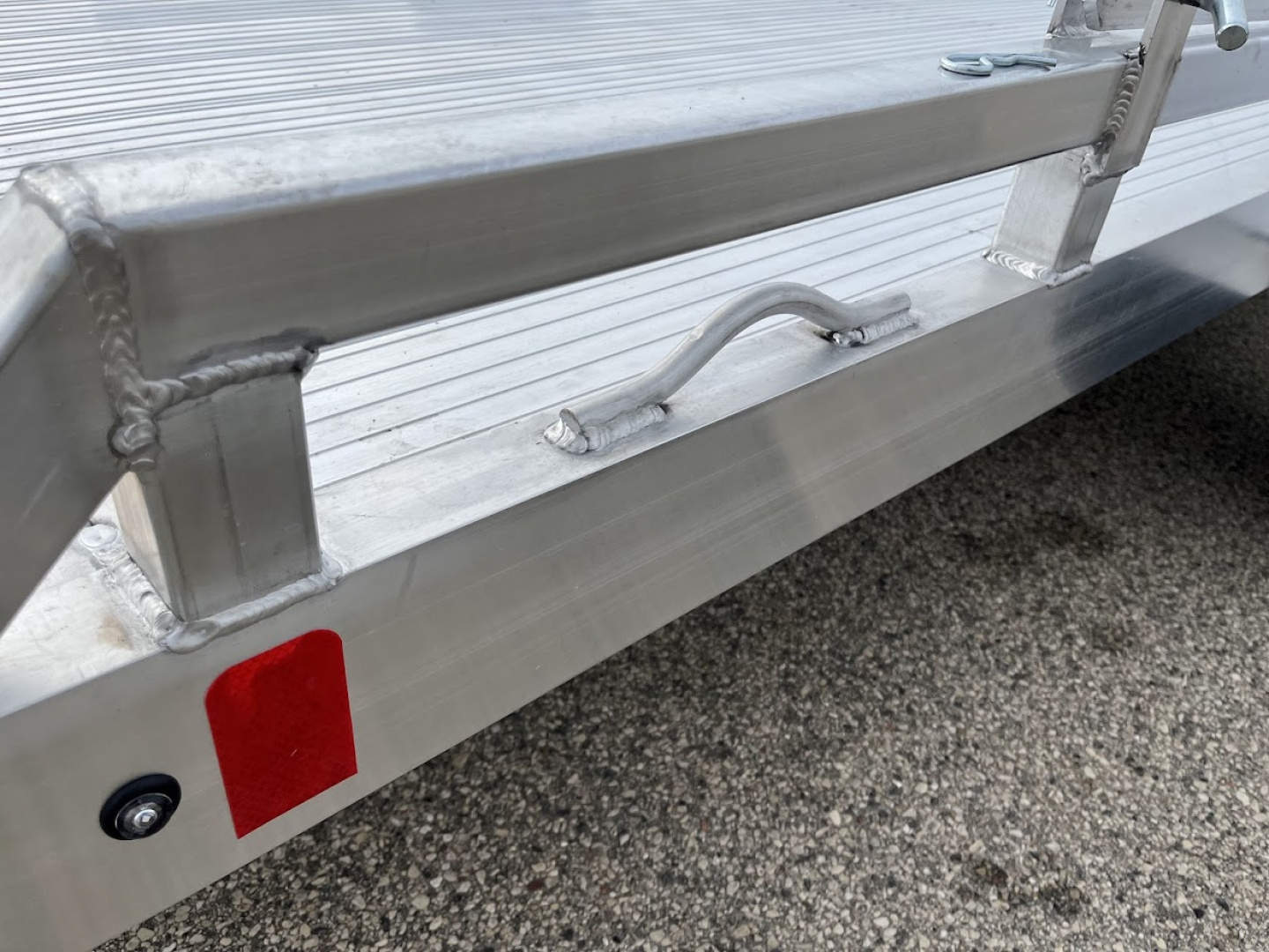 New 2026 Black Rhino LPS8114A-5K Aluminum 5K GVWR 77"x14' w/ Brakes and Bifold Gate (ATV / UTV / Side by Side) Utility Trailer