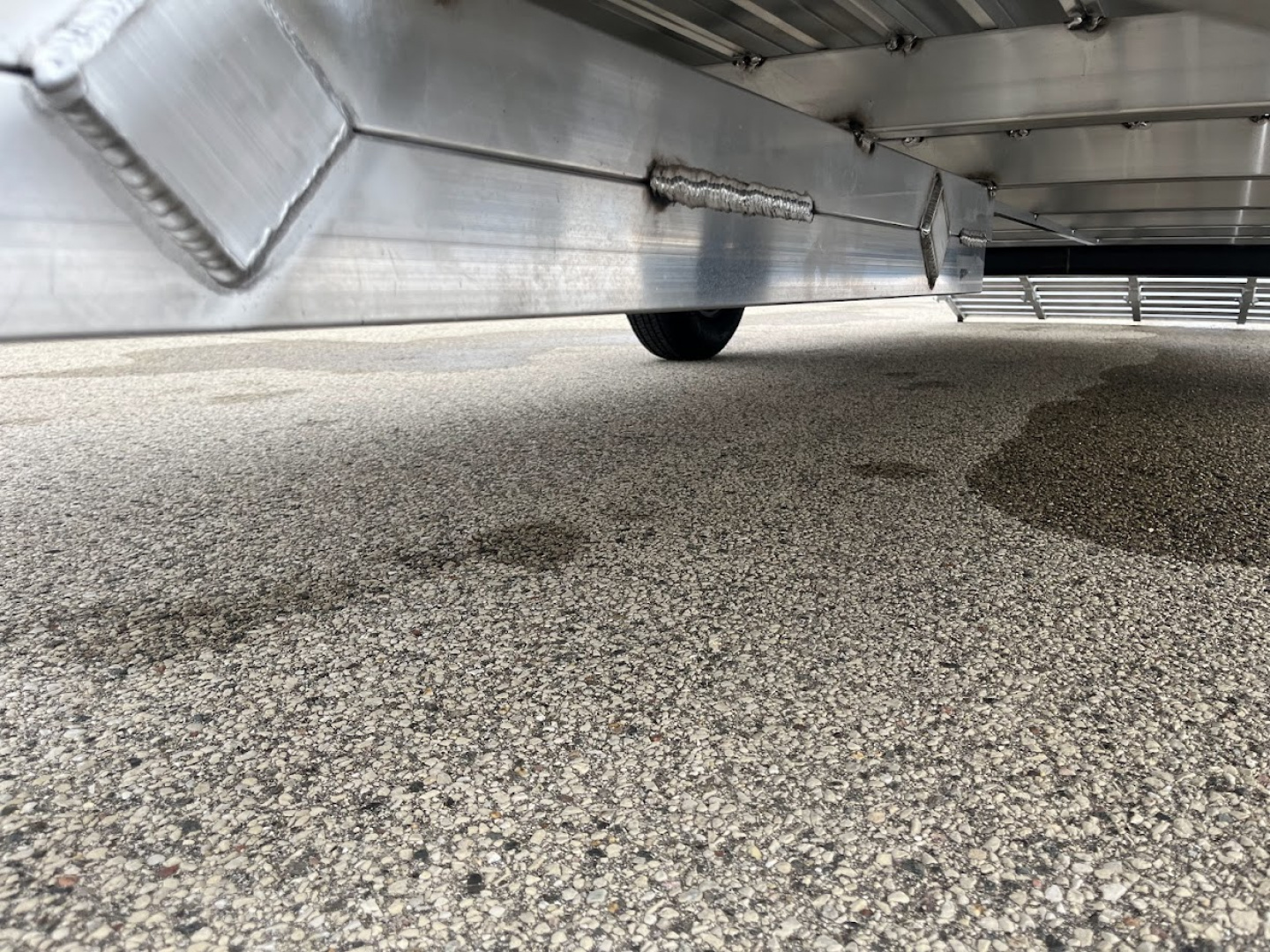 New 2026 Black Rhino LPS8114A-5K Aluminum 5K GVWR 77"x14' w/ Brakes and Bifold Gate (ATV / UTV / Side by Side) Utility Trailer