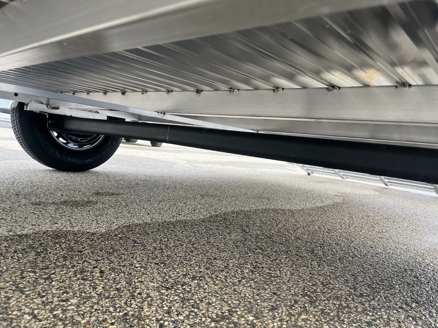 New 2026 Black Rhino LPS8114A-5K Aluminum 5K GVWR 77"x14' w/ Brakes and Bifold Gate (ATV / UTV / Side by Side) Utility Trailer