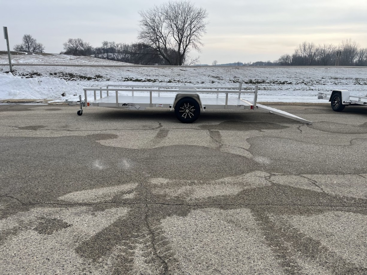 New 2026 Black Rhino Aluminum 81"X14' LSS714A (ATV / UTV / Side by Side) Utility Trailer