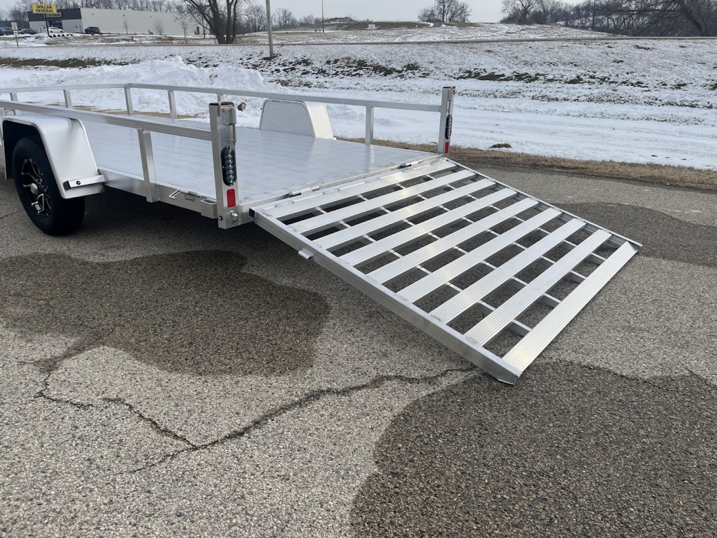 New 2026 Black Rhino Aluminum 81"X14' LSS714A (ATV / UTV / Side by Side) Utility Trailer