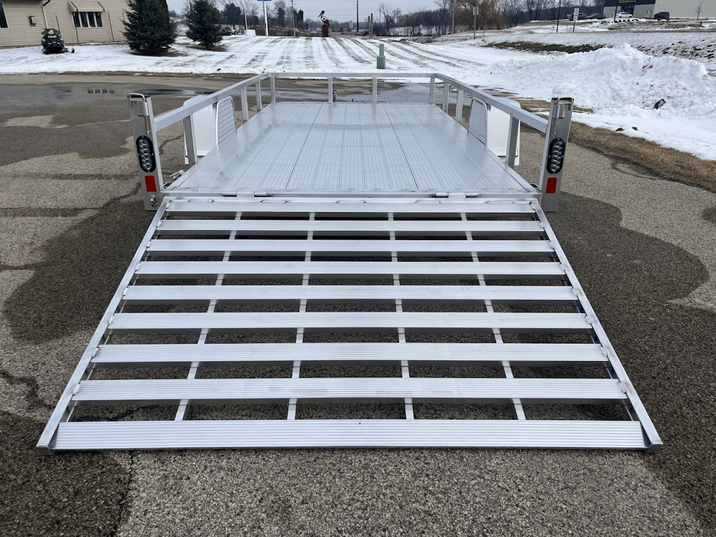 New 2026 Black Rhino Aluminum 81"X14' LSS714A (ATV / UTV / Side by Side) Utility Trailer