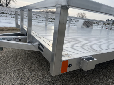 New 2026 Black Rhino Aluminum 81"X14' LSS714A (ATV / UTV / Side by Side) Utility Trailer