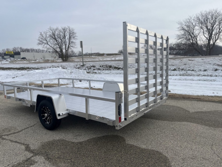 New 2026 Black Rhino Aluminum 81"X14' LSS714A (ATV / UTV / Side by Side) Utility Trailer