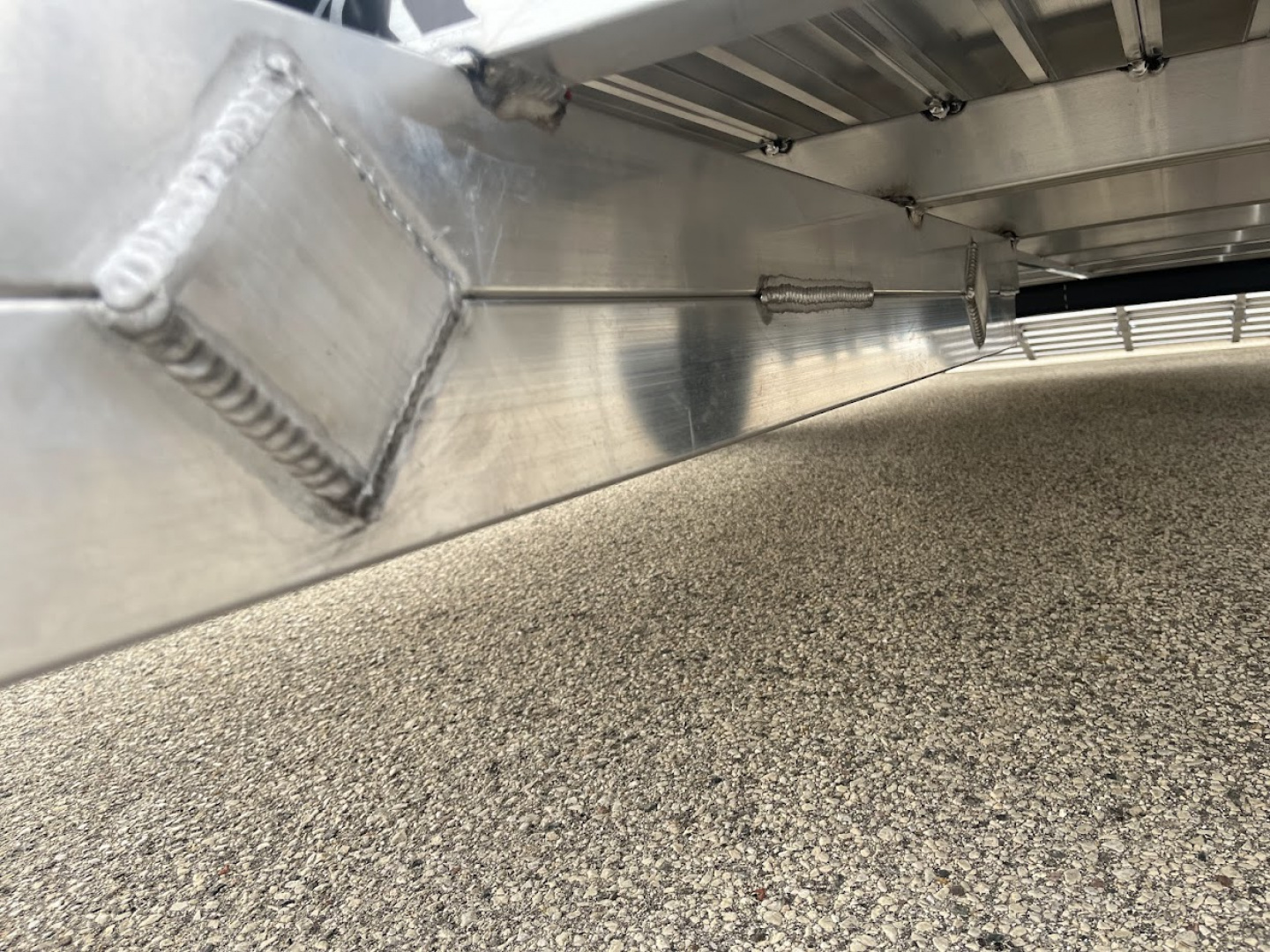 New 2026 Black Rhino LSS714A-5K Aluminum 5K GVWR 81"x14' w/ Brakes & Bi-Fold Gate (ATV / UTV / Side by Side) Utility Trailer