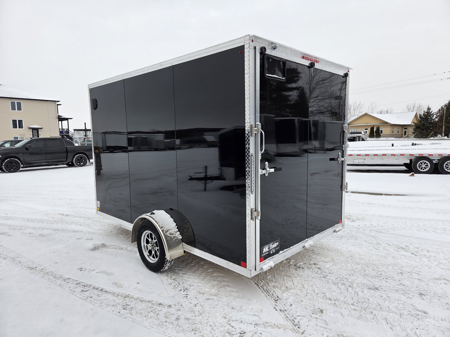New 2026 All Aluminum 7'x12' SA-3500 Cargo / Enclosed Trailer