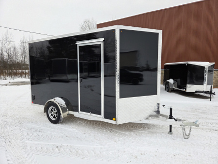 New 2026 All Aluminum 7'x12' SA-3500 Cargo / Enclosed Trailer