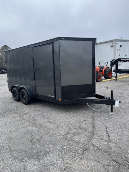 New 2026 Covered Wagon Trailers 7x14 Gold Series Cargo / Enclosed Trailer w/ Blackout Package