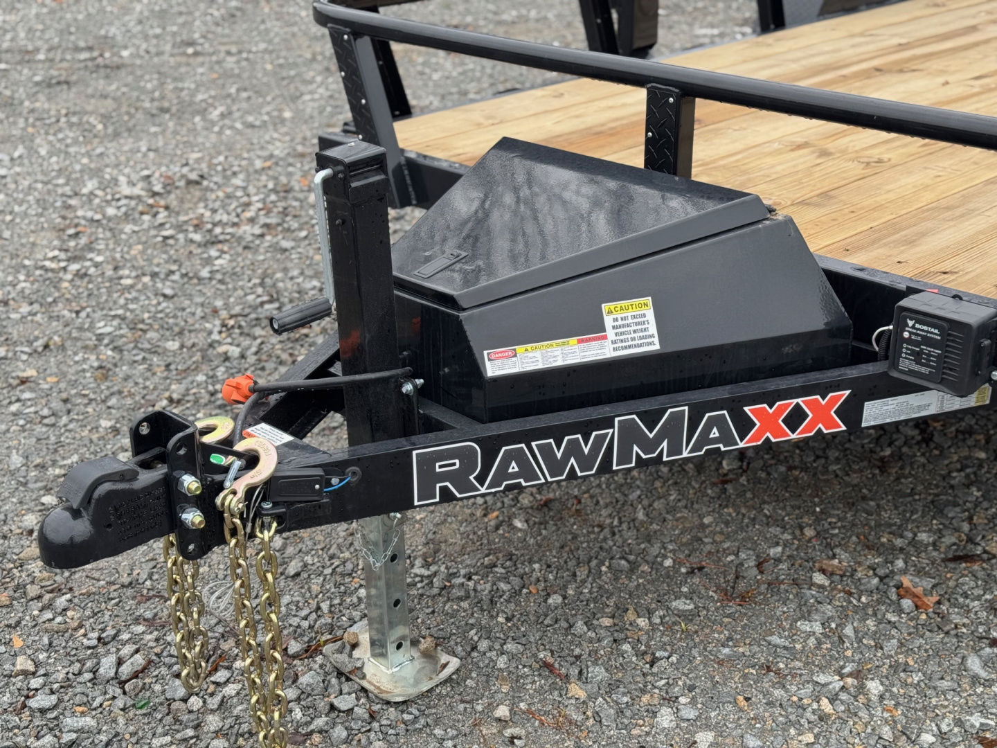 New 2026 RawMaxx UTX 83X16 W/4' HD FOLDING SPLIT GATE 10K GVWR Utility Trailer