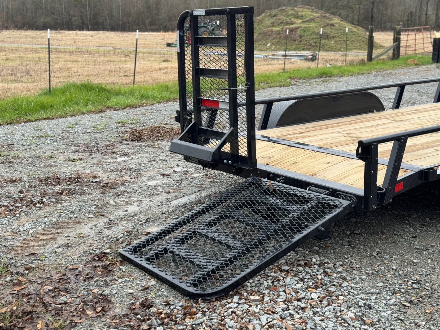 New 2026 RawMaxx UTX 83X16 W/4' HD FOLDING SPLIT GATE 10K GVWR Utility Trailer