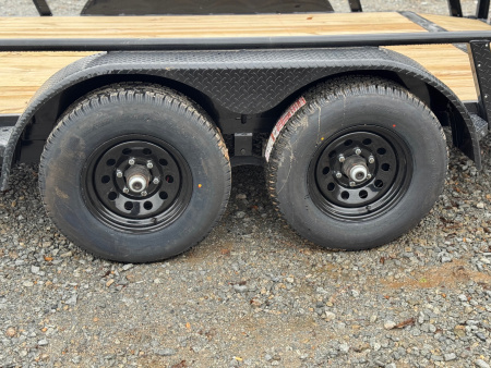 New 2026 RawMaxx UTX 83X16 W/4' HD FOLDING SPLIT GATE 10K GVWR Utility Trailer