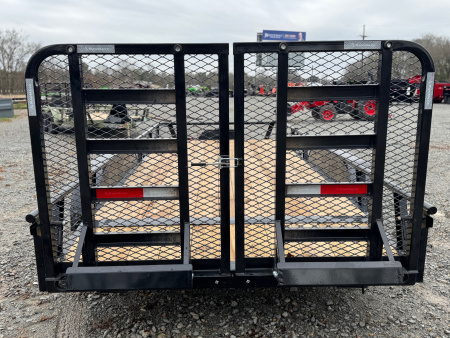 New 2026 RawMaxx UTX 83X16 W/4' HD FOLDING SPLIT GATE 10K GVWR Utility Trailer