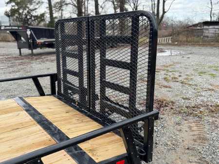 New 2026 RawMaxx UTX 83X16 W/4' HD FOLDING SPLIT GATE 10K GVWR Utility Trailer