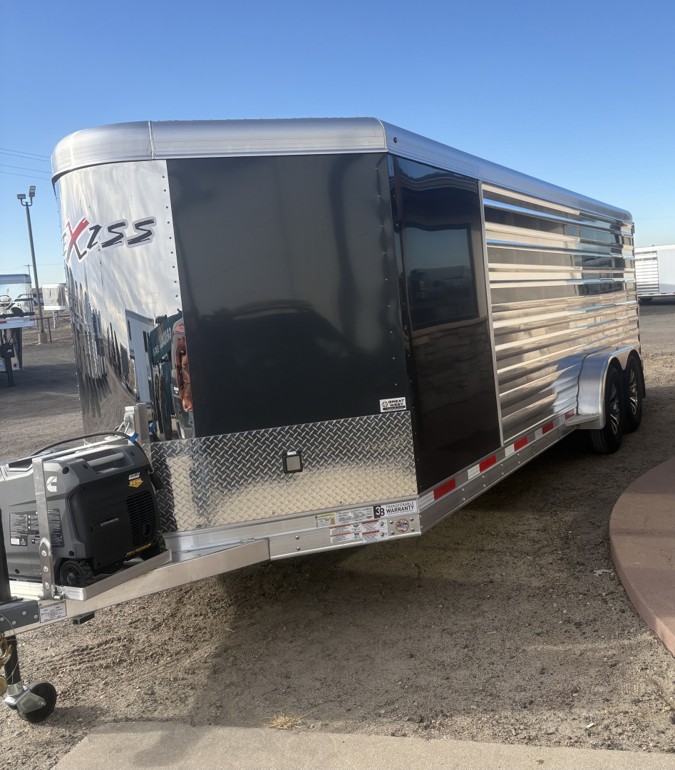 New 2026 Exiss Trailers Bumper Pull Low Pro Show Stock Trailer