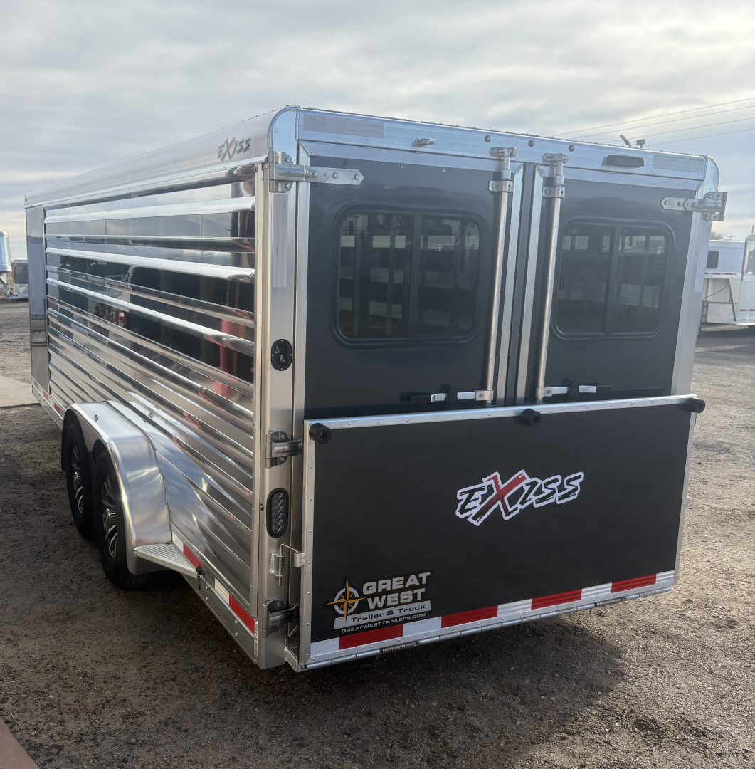 New 2026 Exiss Trailers Bumper Pull Low Pro Show Stock Trailer