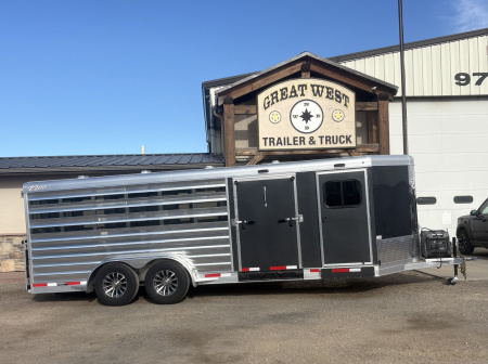 New 2026 Exiss Trailers Bumper Pull Low Pro Trailer Stock / Stock Combo Trailer