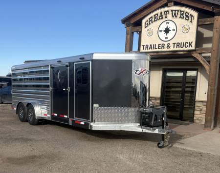 New 2026 Exiss Trailers Bumper Pull Low Pro Show Stock Trailer