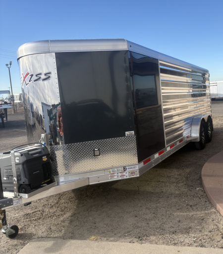 New 2026 Exiss Trailers Bumper Pull Low Pro Show Stock Trailer