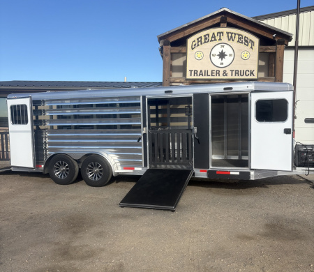 New 2026 Exiss Trailers Bumper Pull Low Pro Show Stock Trailer