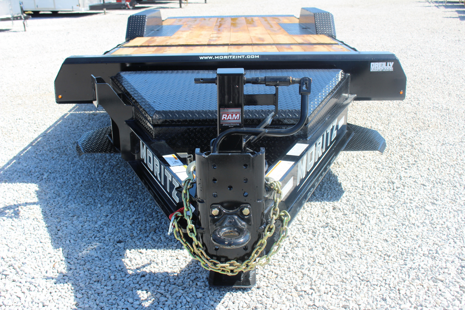 New 2026 Moritz 7' x 16' + 6' Low Pro - Gravity Tilt - Tilt Trailer - 25900# GVW