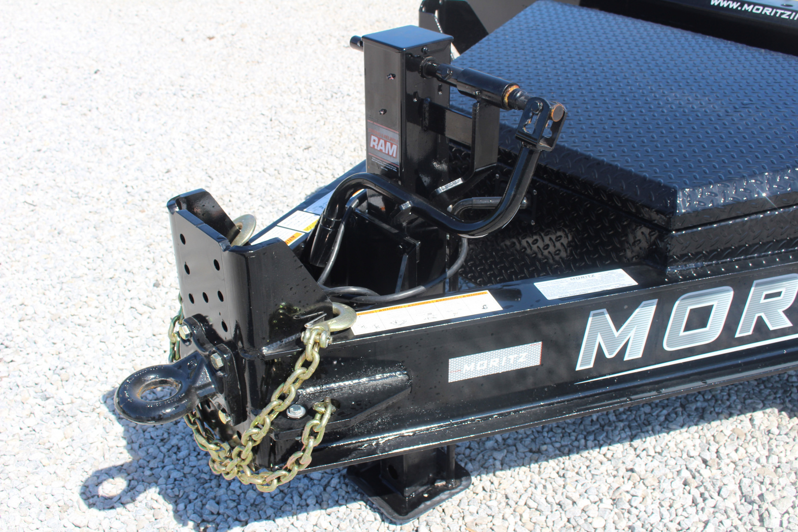 New 2026 Moritz 7' x 16' + 6' Low Pro - Gravity Tilt - Tilt Trailer - 25900# GVW