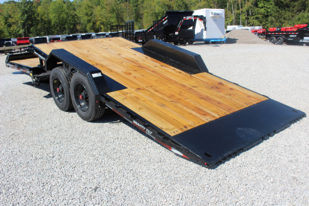 New 2026 Moritz 7' x 16' + 6' Low Pro - Gravity Tilt - Tilt Trailer - 25900# GVW