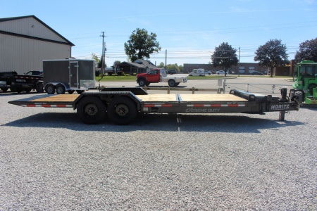 New 2026 Moritz 7' x 16' + 6' Low Pro - Gravity Tilt - Tilt Trailer - 25900# GVW