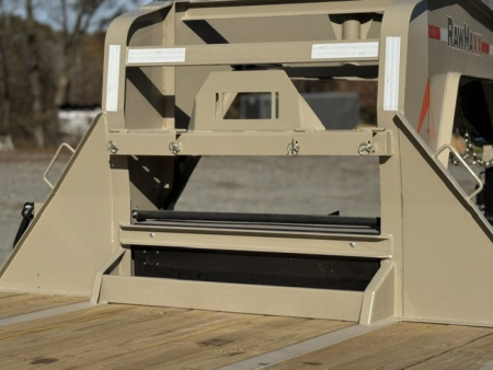 New 2026 RawMaxx FDX 102X25 12K HYD. DISC BRAKE/ MAXX RAMPS/ 14PLY TIRES 24K GVWR GOOSENECK Flatbed Trailer