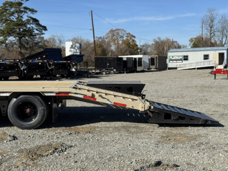 New 2026 RawMaxx FDX 102X25 12K HYD. DISC BRAKE/ MAXX RAMPS/ 14PLY TIRES 24K GVWR GOOSENECK Flatbed Trailer