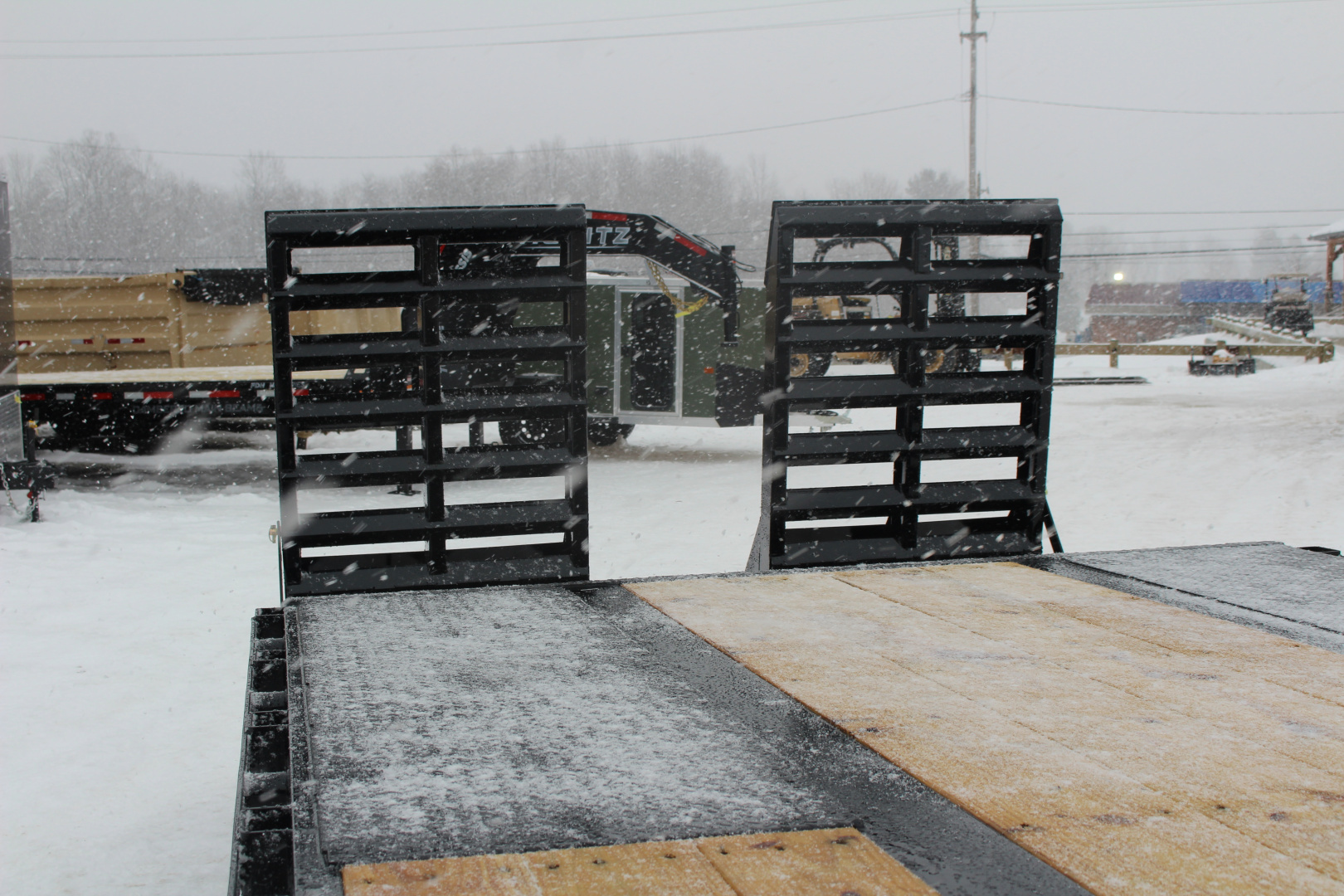 New 2026 Moritz FDPH DT 25' + 5' - Pintle Ring Deckover AIR BRAKE Equipment Trailer - 40000# GVW