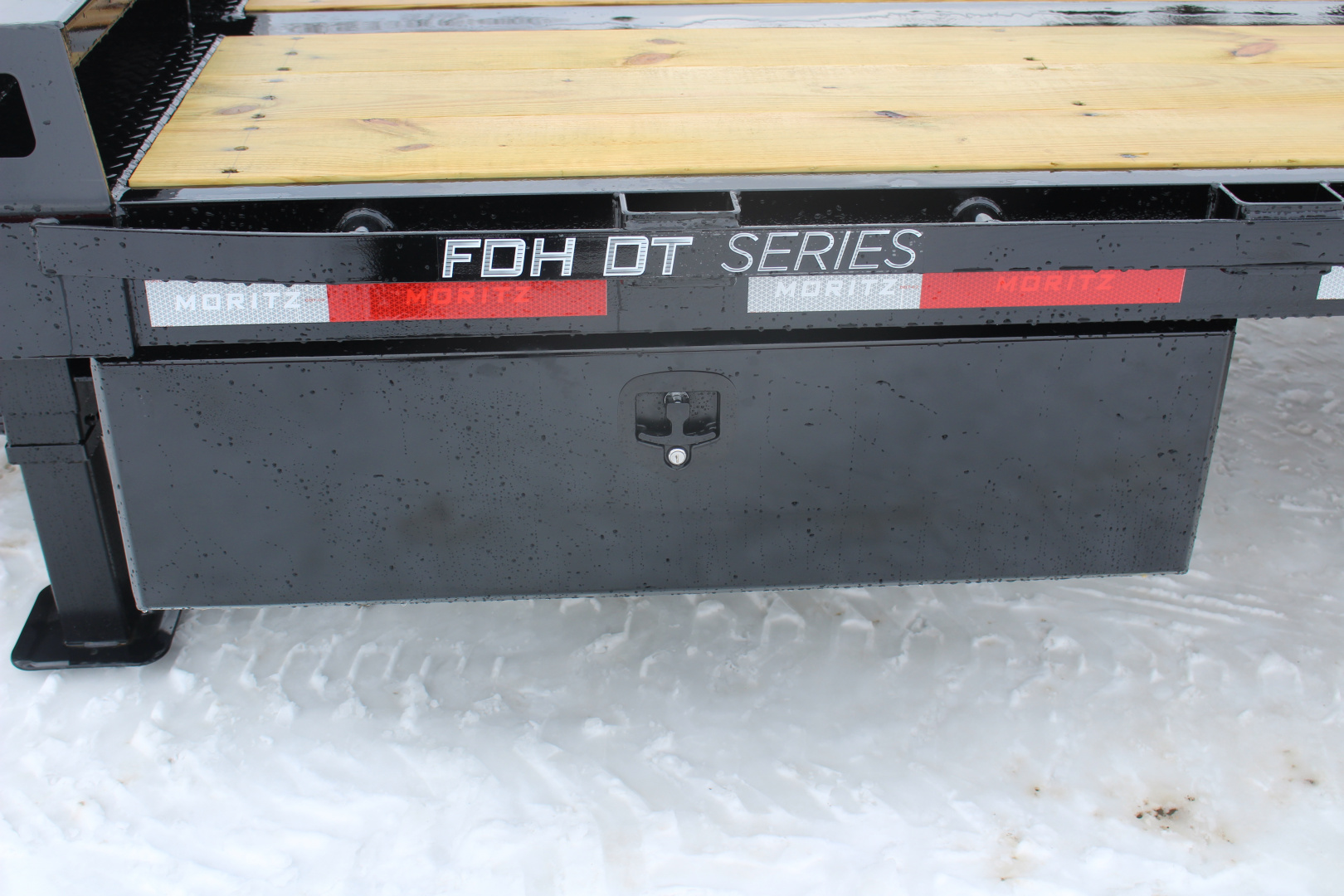 New 2026 Moritz FDPH DT 25' + 5' - Pintle Ring Deckover AIR BRAKE Equipment Trailer - 40000# GVW