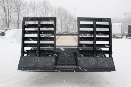 New 2026 Moritz FDPH DT 25' + 5' - Pintle Ring Deckover AIR BRAKE Equipment Trailer - 40000# GVW